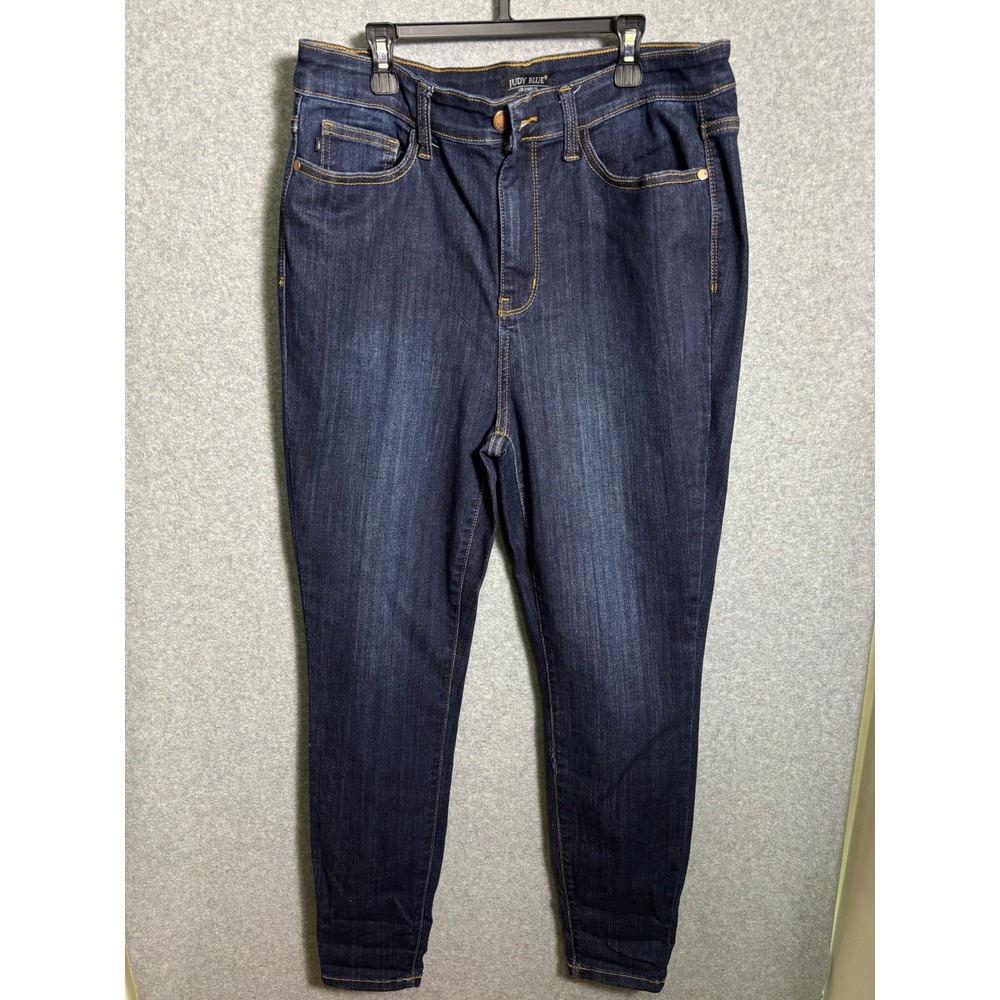 Judy Blue Skinny Fit Jeans‎ Women's 15/32 Dark Wash Stretch Denim